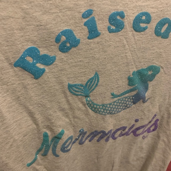 Mermaid bundle of 2 shirts. Justice and wonder nation 18/20 girls - Picture 6 of 9